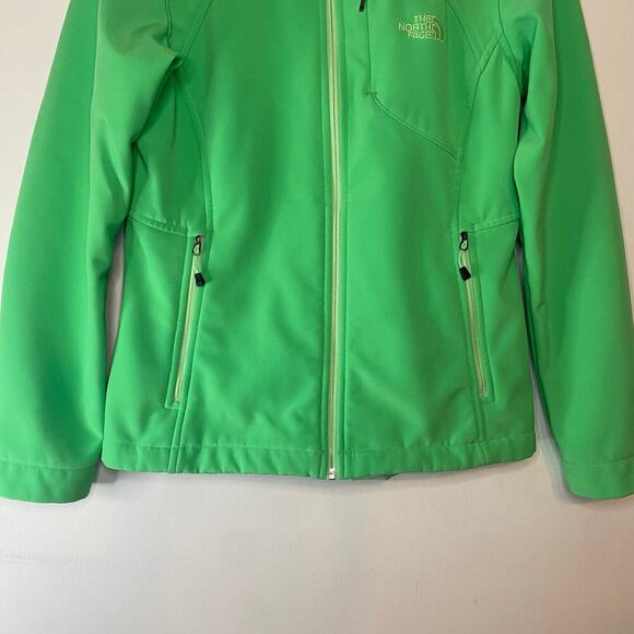 The North Face Womens L Apex Bionic Softshell Hiking Jacket Surreal Green Medium - Picture 4 of 16